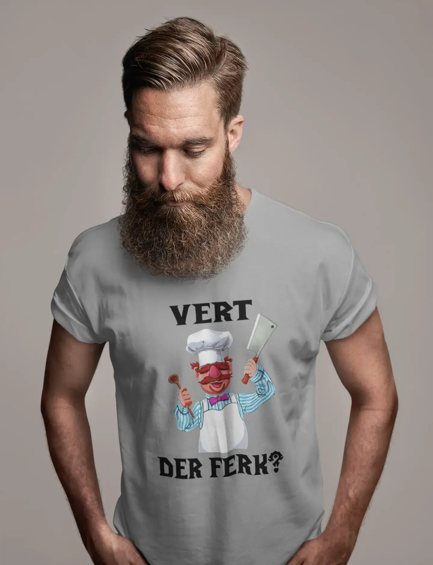 Men's Graphic T-Shirt Vert Der Ferk Chef Gift Idea