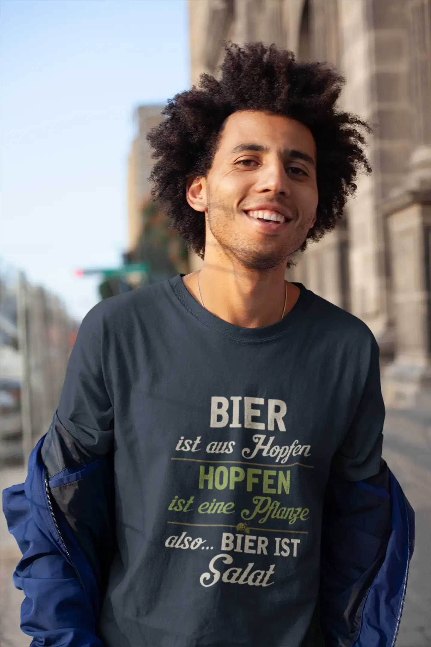 Men’s Graphic T-Shirt Bier ist Salat Gift Idea