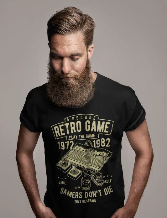 ULTRABASIC Retro Video Games Men's T-Shirt - Vintage Graphic Gaming Tee