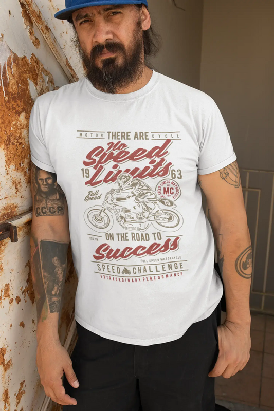 ULTRABASIC Vintage Motorcycle Shirt for Men - No Speed Limits Since 1963