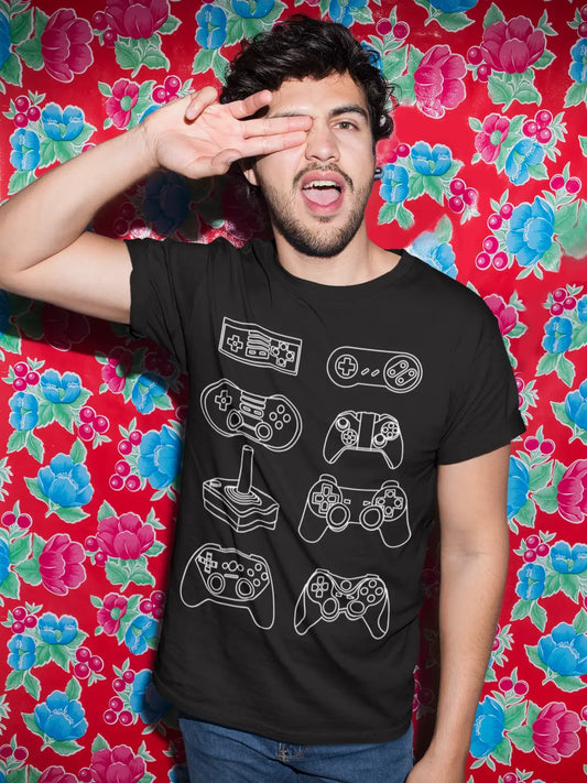 ULTRABASIC Men's T-Shirt Gaming Controlers - Shirt for Gamers