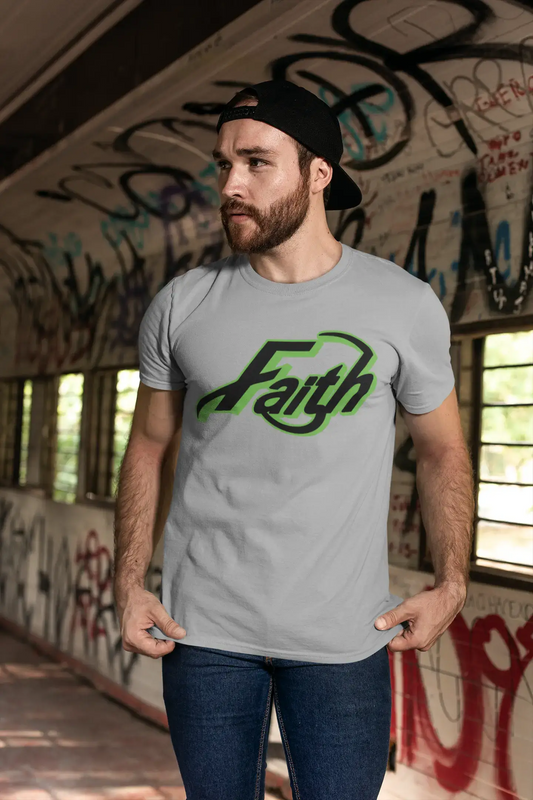 ULTRABASIC Herren T-Shirt Glaube – Christus Bibel Religiöses Shirt