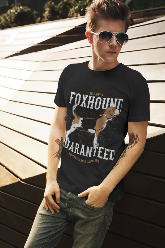 ULTRABASIC Herren-Grafik-T-Shirt Best Hunter Foxhound – süßes Hunde-Shirt für Männer