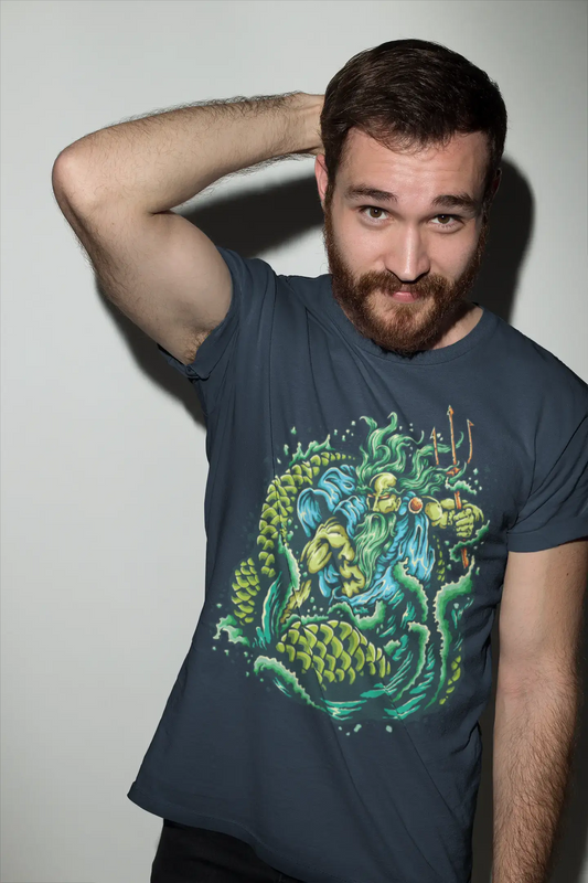 ULTRABASIC Herren-Grafik-T-Shirt God of the Sea – Film-Shirt für Männer