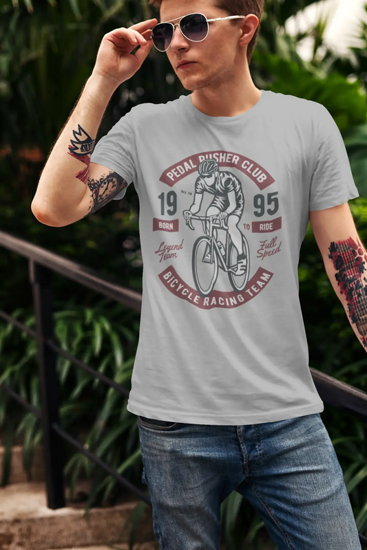 ULTRABASIC Herren T-Shirt Bicycle Racing Club Since 1995 – Pedal Pusher – Geburtstagsshirt