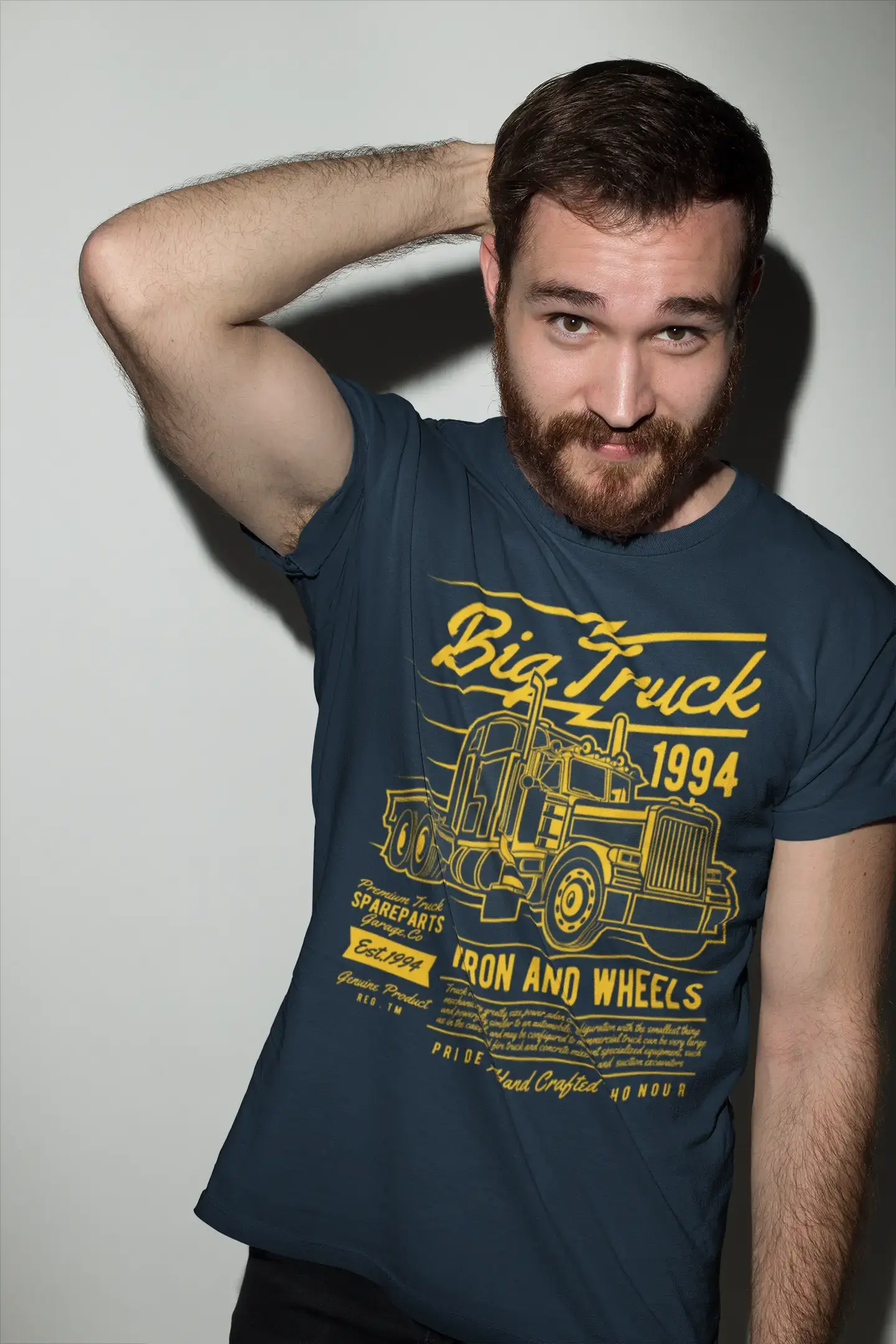 ULTRABASIC Herren T-Shirt Big Truck Since 1994 – Shirt für LKW-Fahrer