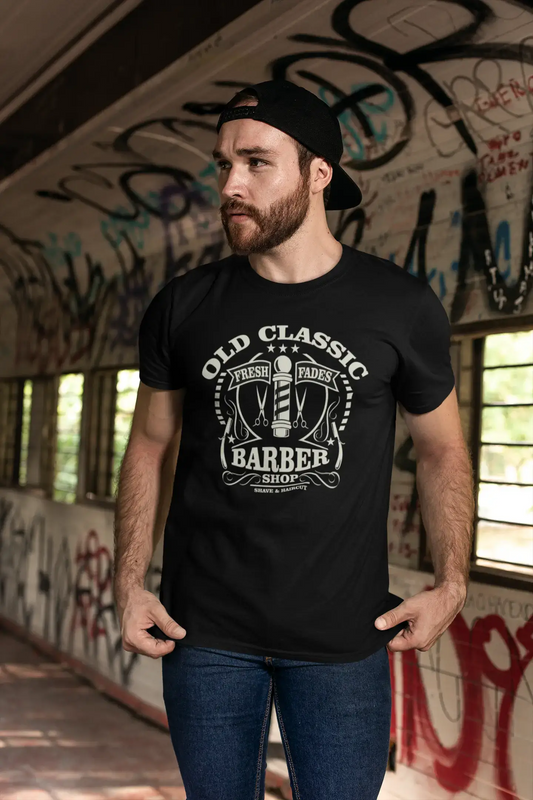 ULTRABASIC Herren T-Shirt Old Classic Barbershop – Vintage T-Shirt für Friseur