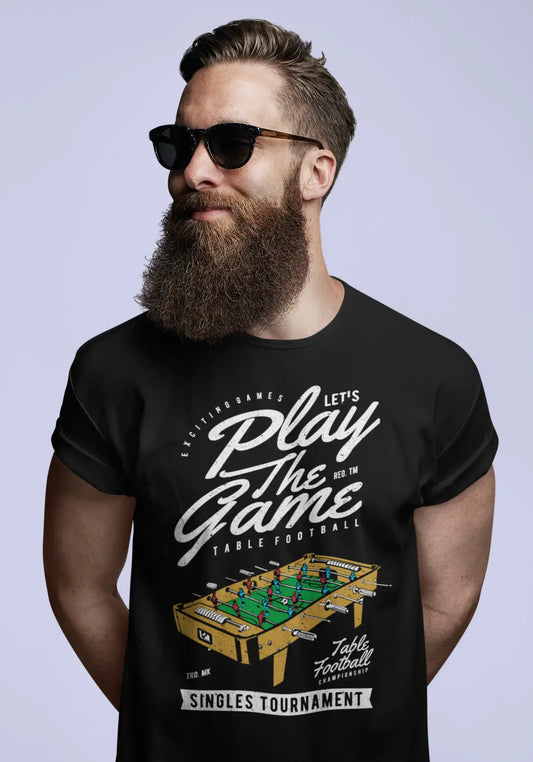 ULTRABASIC Herren-Grafik-T-Shirt „Let's Play the Game“-Tischfußball-T-Shirt