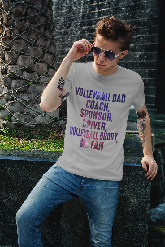 ULTRABASIC Herren Grafik-T-Shirt Volleyball Dad Volleyball Daddy – Geschenk für Volleyballspieler