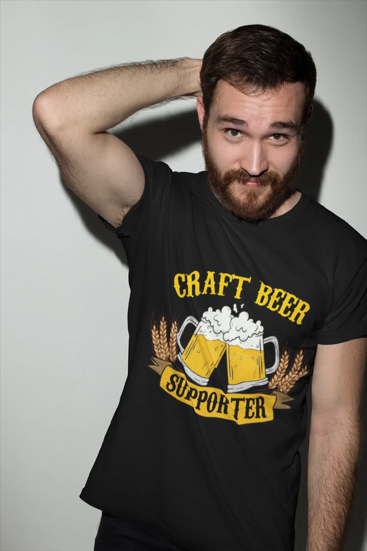 ULTRABASIC Herren T-Shirt Craft Beer Supporter – Lustiges Bierliebhaber-T-Shirt