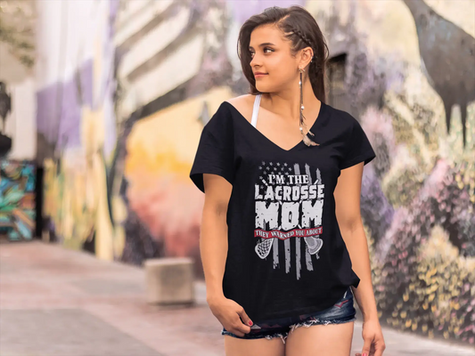 ULTRABASIC Damen-T-Shirt „I'm the Lacrosse Mom“ – lustiges Mutter-T-Shirt
