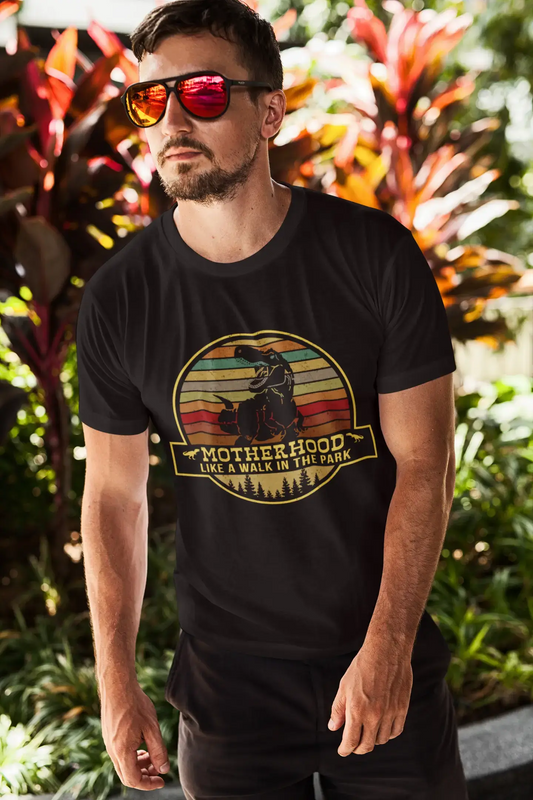 ULTRABASIC Herren-T-Shirt „Mutterschaft wie ein Spaziergang im Park“ – lustiges Retro-Dinosaurier-T-Shirt
