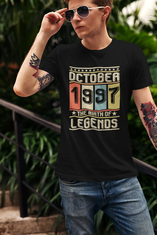 ULTRABASIC Herren Vintage T-Shirt Oktober 1997 die Geburt der Legenden – 24 Jahre alt – Geschenk zum 24. Geburtstag T-Shirt