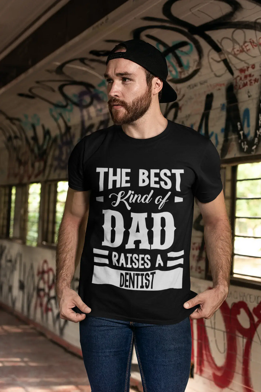 ULTRABASIC Herren-Grafik-T-Shirt „Dad Raises a Dentist“.