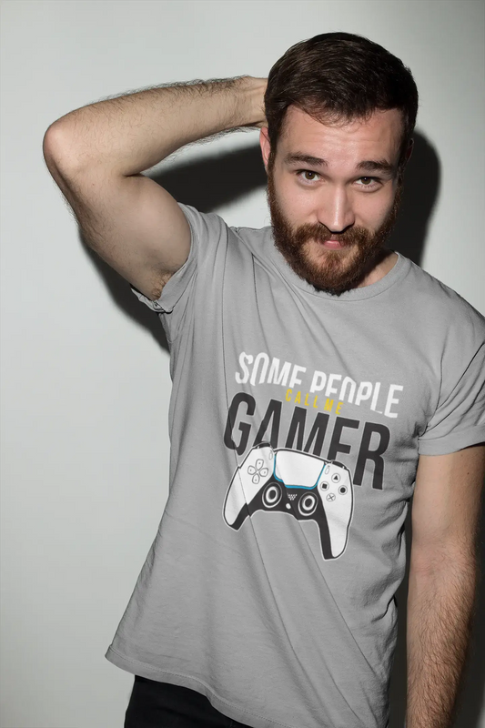 ULTRABASIC Men's Gaming T-Shirt Some People Call Me Gamer - Game Tee Shirt