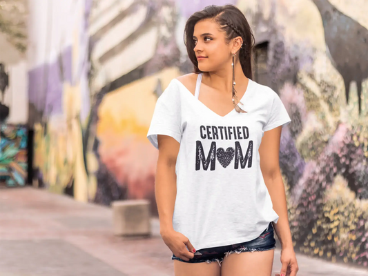 ULTRABASIC Damen-T-Shirt „Certified Mom“ – kurzärmelige T-Shirt-Oberteile