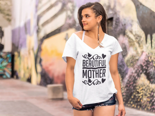 ULTRABASIC Women's T-Shirt Beautiful Mother - Mom Gift Tee Shirt Tops