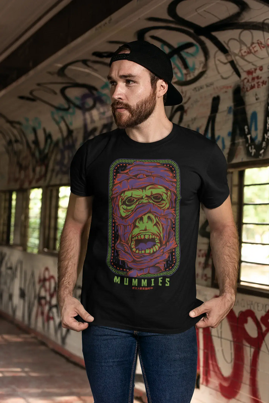 ULTRABASIC Men's Novelty T-Shirt Mummies - Scary Short Sleeve Tee Shirt