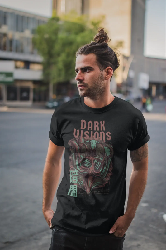 ULTRABASIC Men's Novelty T-Shirt Dark Visions - Steampunk Illustration Tee Shirt
