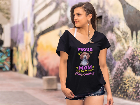 ULTRABASIC Women's T-Shirt Proud Day - Beagle Dog Mom - My Baby is My Everything
