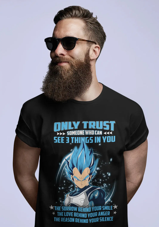 ULTRABASIC Men's T-Shirt Only Trust Someone Who Can See 3 Things - Funny Quote