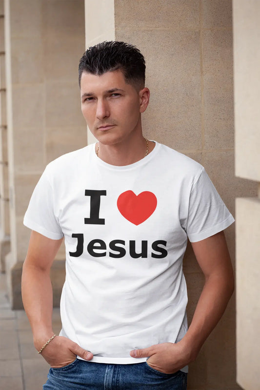 I love Jesus Men Herren T-Shirt ONE IN THE CITY