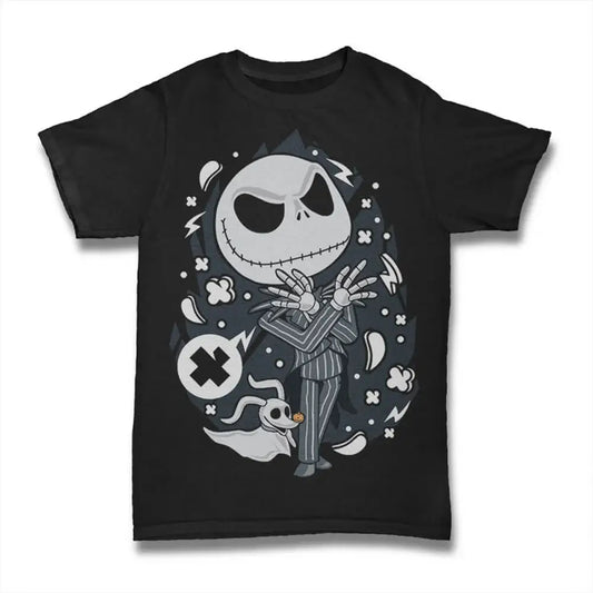 Men's Graphic T-Shirt Pumpkin King Of Halloween Town - Movie Character - Anime Eco-Friendly Limited Edition Short Sleeve Tee-Shirt Vintage Birthday Gift Novelty