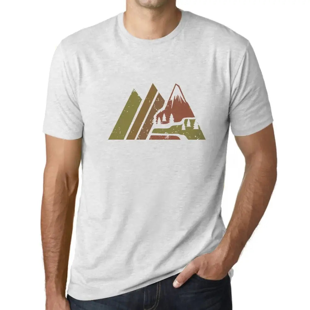 Men's Graphic T-Shirt Retro Mountain Eco-Friendly Limited Edition Short Sleeve Tee-Shirt Vintage Birthday Gift Novelty