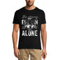 ULTRABASIC Herren T-Shirt Be Strong Enough to Be Alone – Wolf Shirt für Männer