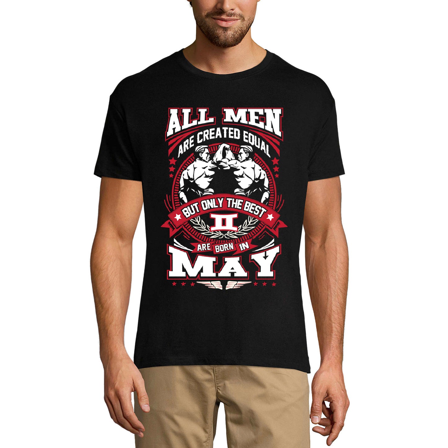 ULTRABASIC Men's T-Shirt Only the Best are Born in May - Birthday Funny Shirt