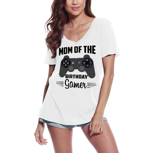 ULTRABASIC Women's Graphic T-Shirt Birhtday Gamer - Gamer Mom - Vintage Shirt  mom i paused my game alien player ufo playstation tee shirt clothes gaming apparel gifts super mario nintendo call of duty bros graphic tshirt men video game funny geek gift for the gamer fortnite pubg humor son father dad birthday vintage