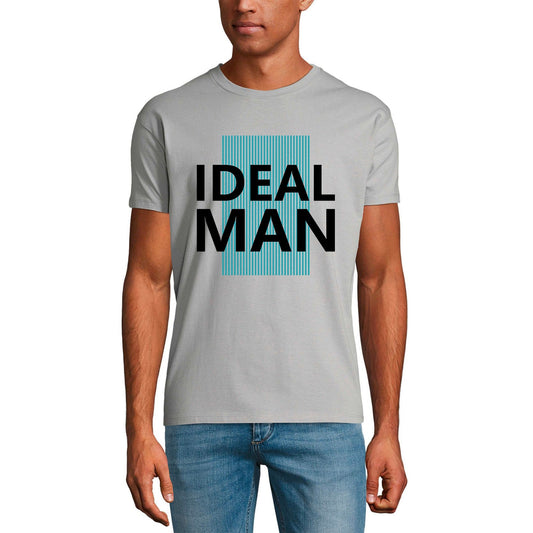 ULTRABASIC Men's T-Shirt Ideal Man - Printed Letter Shirt - Graphic Apparel