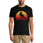 ULTRABASIC Herren Vintage T-Shirt Retro Sunset Raven – Lustiges T-Shirt