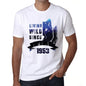 1953, Living Wild Since 1953 Men's T-shirt White Birthday Gift 00508 ultrabasic-com.myshopify.com