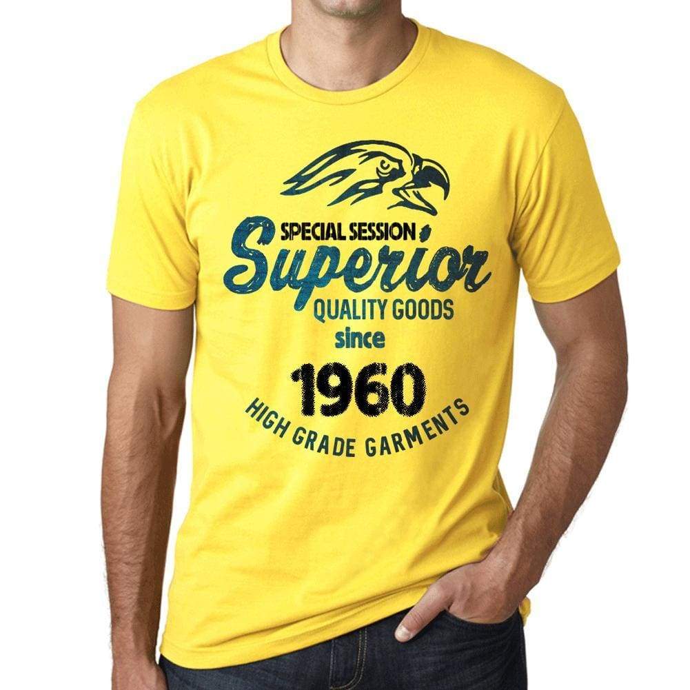 1960, Special Session Superior Since 1960 Mens T-shirt Yellow Birthday Gift 00526 ultrabasic-com.myshopify.com