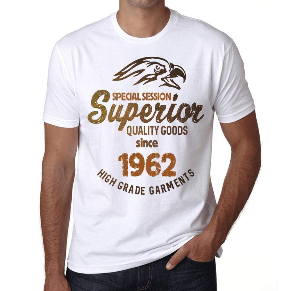 1962, Special Session Superior Since 1962 Mens T-shirt White Birthday Gift 00522 - ultrabasic-com