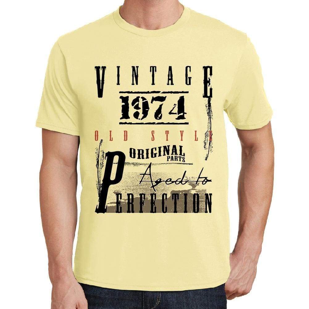 1974, Men's Short Sleeve Round Neck T-shirt 00127 - ultrabasic-com