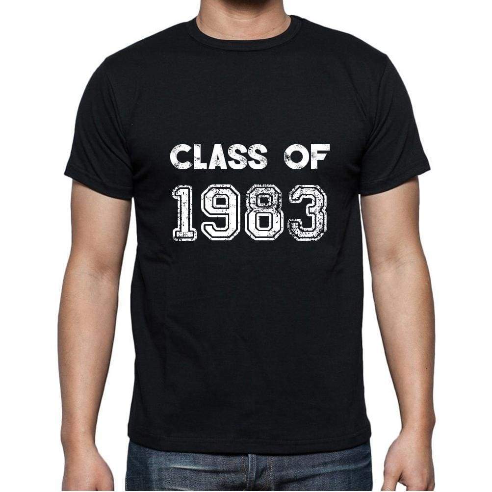 1983, Class of, black, Men's Short Sleeve Round Neck T-shirt 00103 - ultrabasic-com