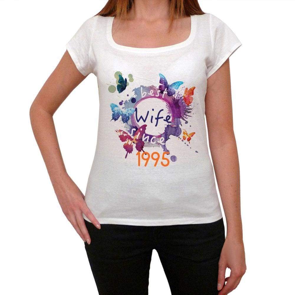 1995 Womens Short Sleeve Round Neck T-Shirt 00142 - Casual