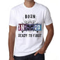 20 Ready To Fight Mens T-Shirt White Birthday Gift 00387 - White / Xs - Casual