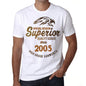 2005 Special Session Superior Since 2005 Mens T-Shirt White Birthday Gift 00522 - White / Xs - Casual