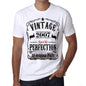 2007 Vintage Aged To Perfection Mens T-Shirt White Birthday Gift 00488 - White / Xs - Casual