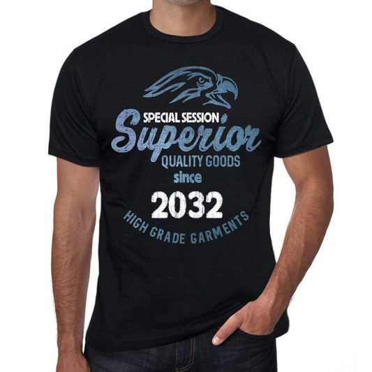 2032 Special Session Superior Since 2032 Mens T-Shirt Black Birthday Gift 00523 - Black / Xs - Casual
