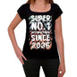 2035 Super No.1 Since 2035 Womens T-Shirt Black Birthday Gift 00506 - Black / Xs - Casual