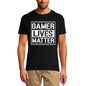 ULTRABASIC Graphic Men's T-Shirt Gamer Lives Matter - Funny Quote - Gamer Life gamer lives matter quote dad gamer i paused my game alien player ufo playstation tee shirt clothes gaming apparel gifts super mario nintendo call of duty graphic tshirt video game funny geek gift for the gamer fortnite pubg humor son father birthday