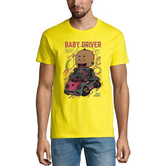 ULTRABASIC Herren-T-Shirt „Baby Driver Out Now“ – lustiges Kurzarm-T-Shirt