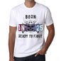 25 Ready To Fight Mens T-Shirt White Birthday Gift 00387 - White / Xs - Casual