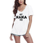 ULTRABASIC Damen T-Shirt Best Nana Ever – Kurzarm-T-Shirt-Oberteile