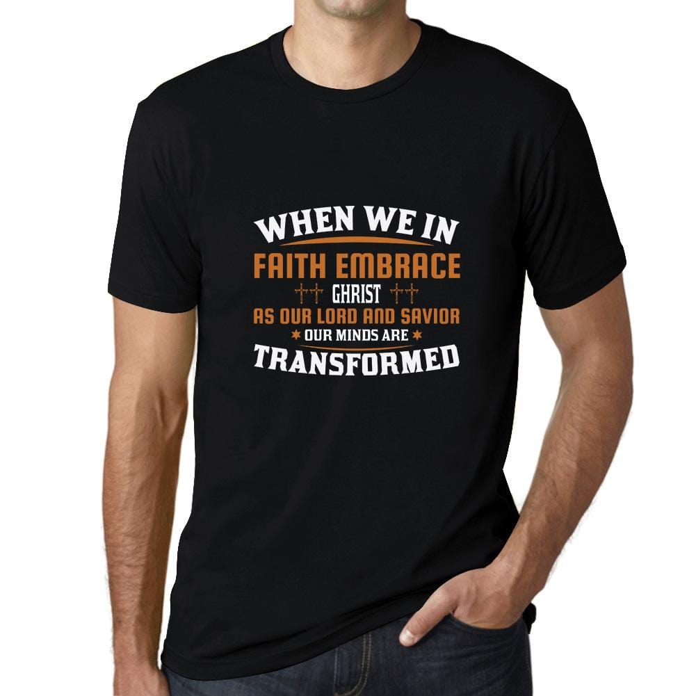 ULTRABASIC Men's T-Shirt Our Minds are Transformed - Christian Religious Shirt religious t shirt church tshirt christian bible faith humble tee shirts for men god didnt send you playeras frases cristianas jesus warriors thankful quotes outfits gift love god love people cross empowering inspirational blessed graphic prayer