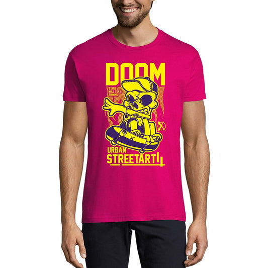 ULTRABASIC Herren-Neuheits-T-Shirt Doom Urban Streetart – lustiges T-Shirt